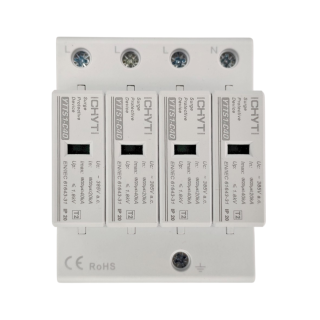 Фото - Обмежувач перенапруги SPD AC 385V 20~40KA 4полюси