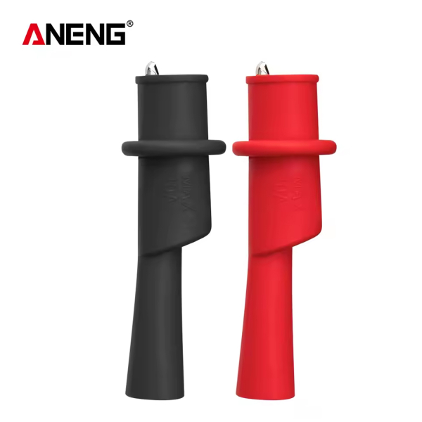 Фото - Затискачі кліпси "крокодил", 10А/1000V, комплект 2шт